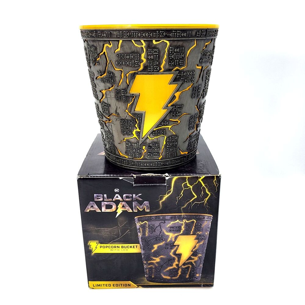 DC Black Adam Light Up Popcorn Bucket AMC Theatres Limited Edition 85oz LED